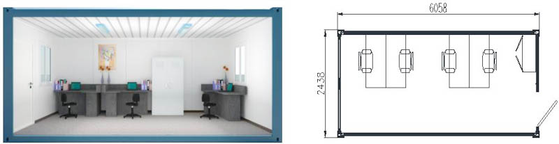 打包式箱房办公室